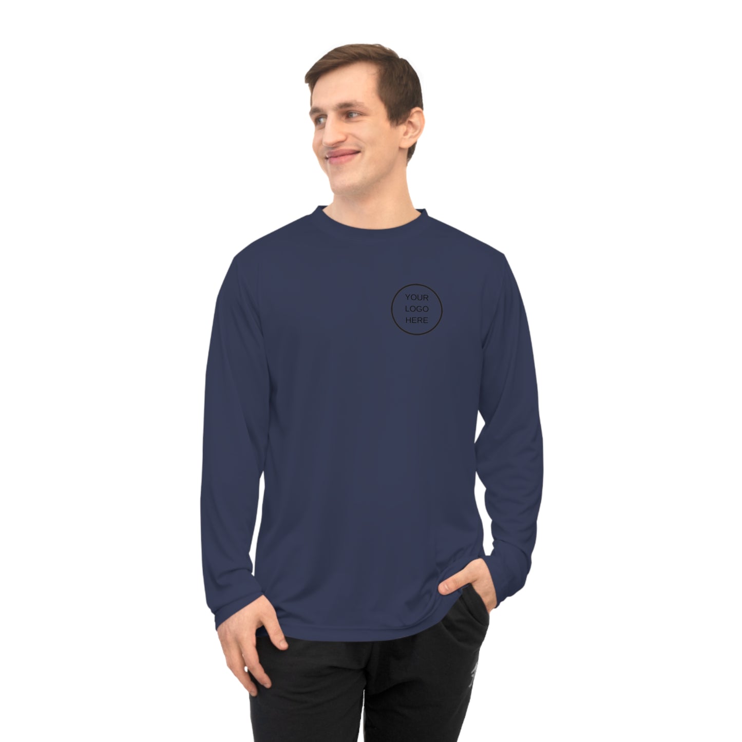 Custom Unisex Performance Long Sleeve Shirt - Ideal for Sports & Outdoor Activities