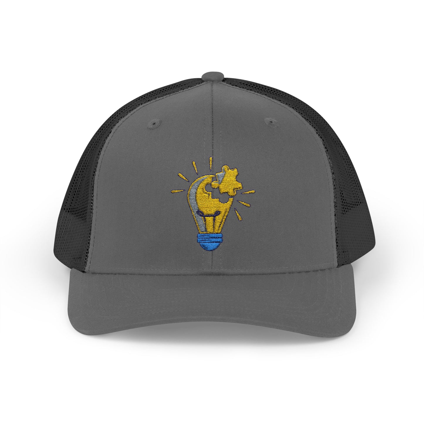 Creative Lightbulb Snapback Trucker Cap | Bright Idea Hat for Innovators