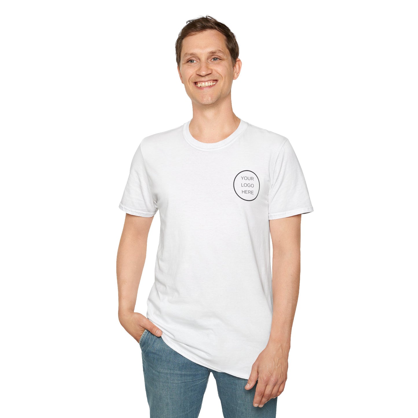 Custom Logo Unisex Softstyle T-Shirt