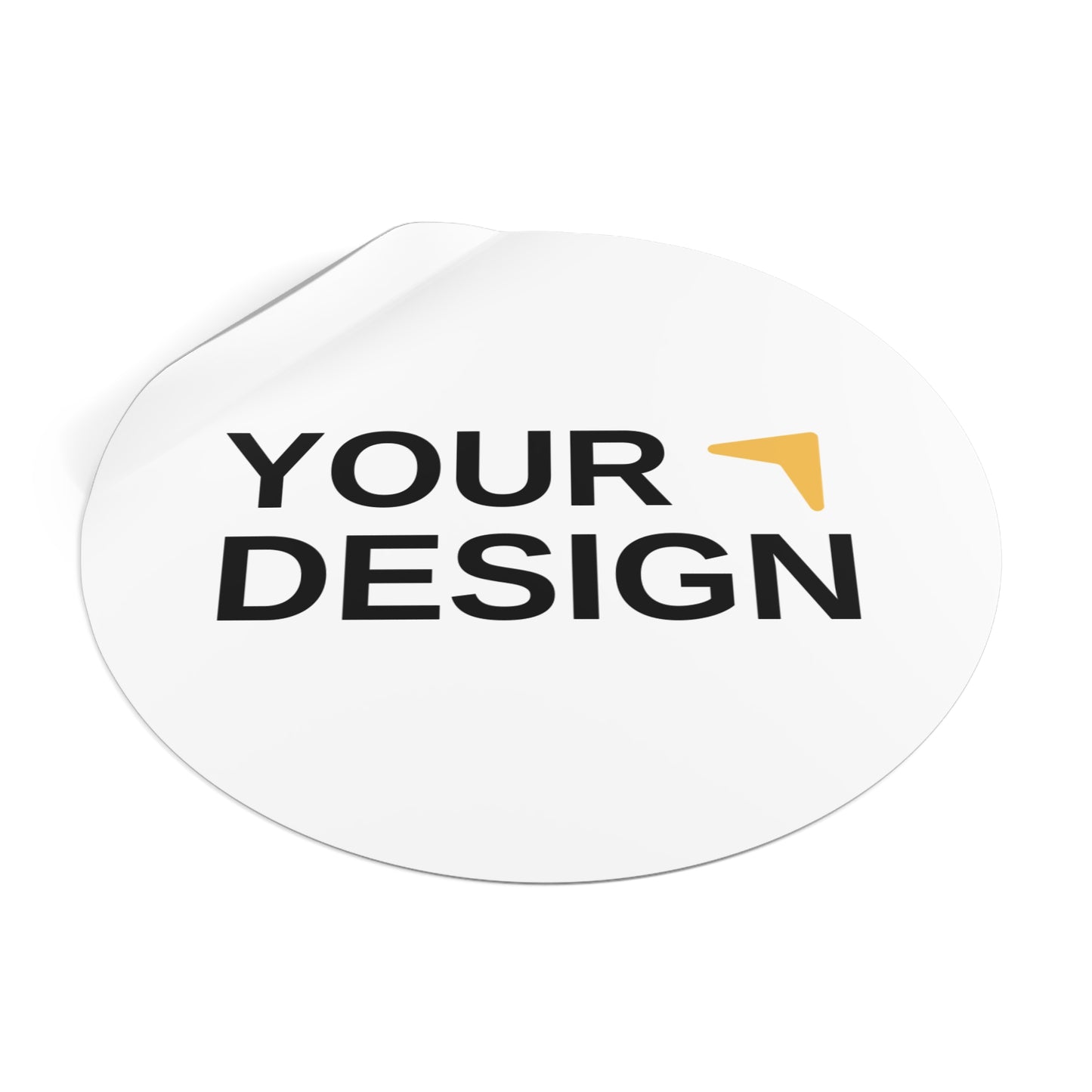 Custom Round Vinyl Stickers - Personalize Your Design