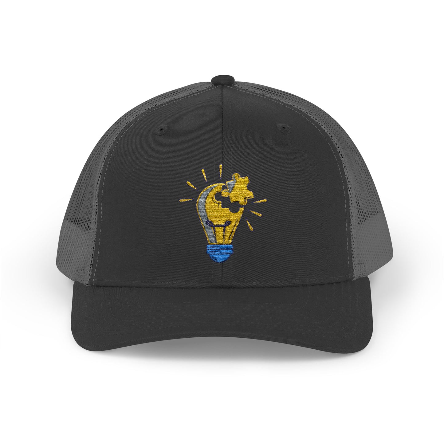 Creative Lightbulb Snapback Trucker Cap | Bright Idea Hat for Innovators