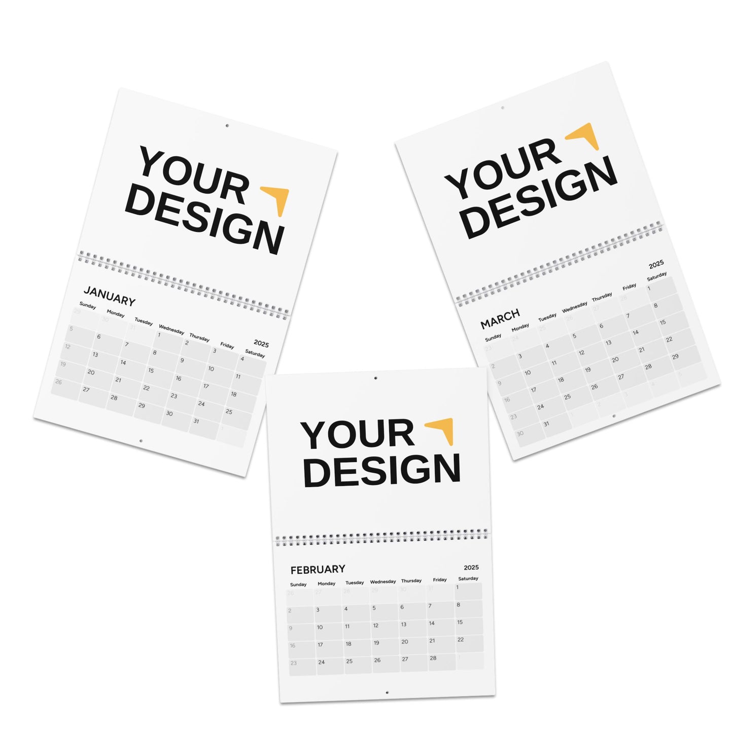 Custom 2025 Wall Calendar - Personalized Design for Planning & Organization