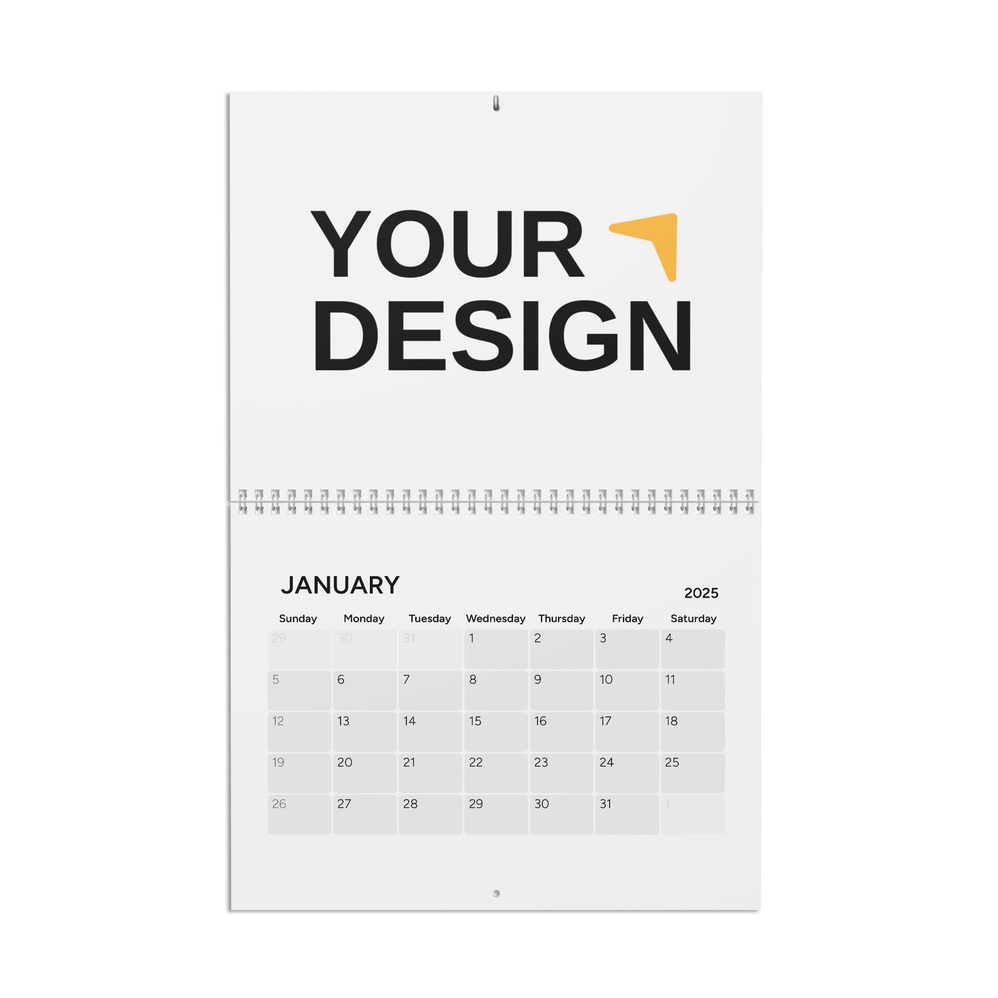 Custom 2025 Wall Calendar - Personalized Design for Planning & Organization