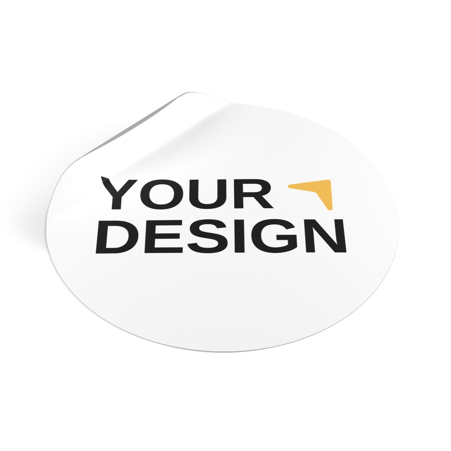 Custom Round Vinyl Stickers - Personalize Your Design