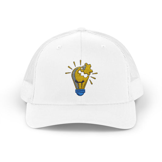 Creative Lightbulb Snapback Trucker Cap | Bright Idea Hat for Innovators