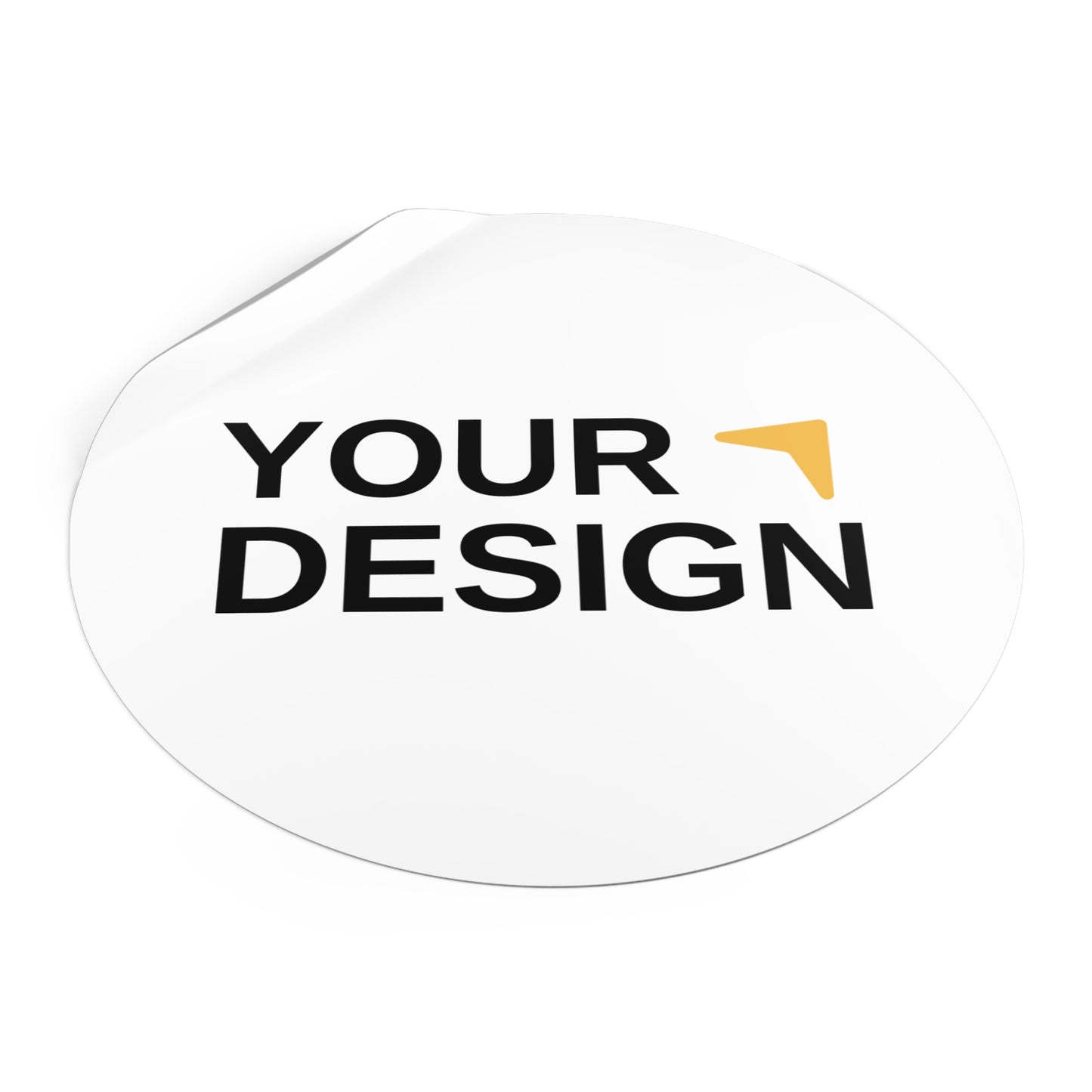 Custom Round Vinyl Stickers - Personalize Your Design