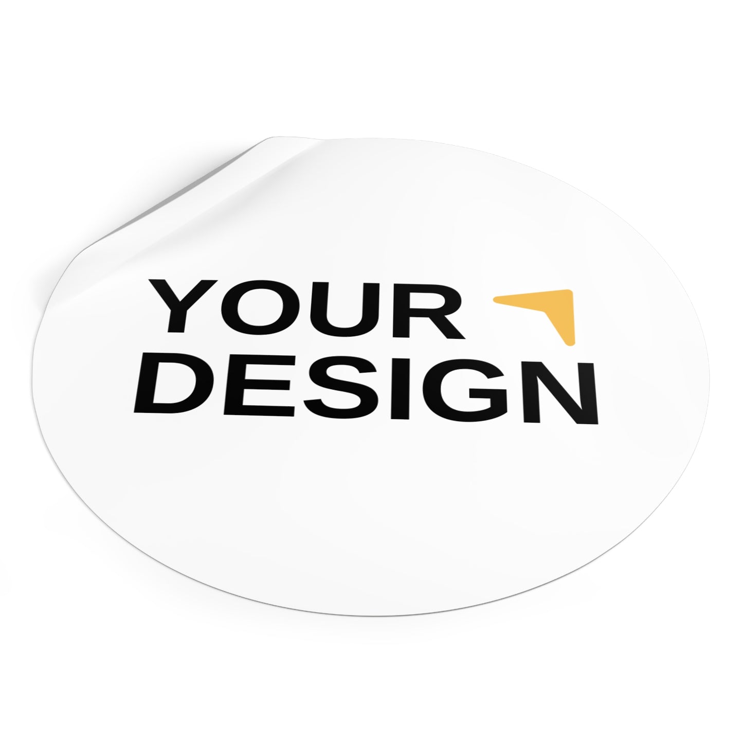 Custom Round Vinyl Stickers - Personalize Your Design