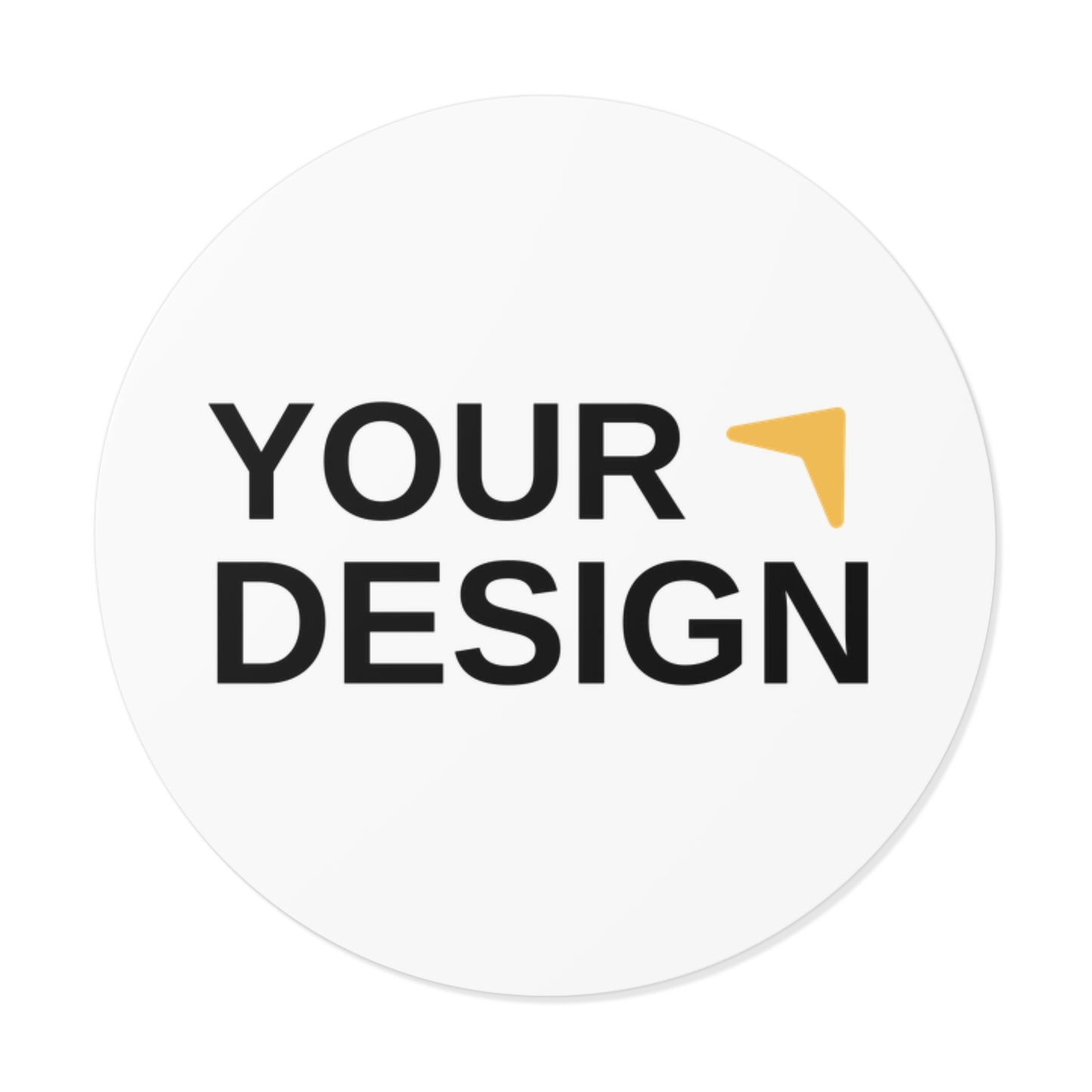 Custom Round Vinyl Stickers - Personalize Your Design